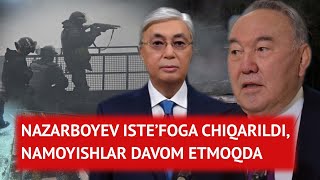 Qozog‘iston Nazarboyev va hukumat iste’foga chiqarildi namoyishlar davom etmoqda [upl. by Weingartner924]