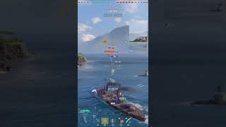 Warships🏴‍☠️  Agincourt  up close DD found the wrong ship worldofwarships wows cqc [upl. by Einnal]