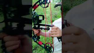 The 10shot compound bow with steel balls is powerfulshorts slingshot foryou outdoors hunting [upl. by Hailed195]