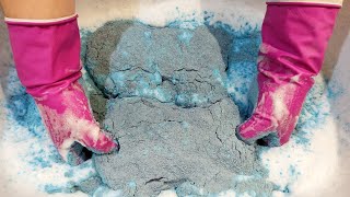 Bleaching Baking Soda 🖤 Sponges Squeezing 🤍 ASMR [upl. by Annaid]