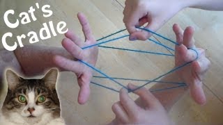 How to do Cats Cradle EASY Step by step with string [upl. by Bittencourt880]