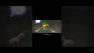 Young Link falls into the water because of Princess Ruto Scene  Ocarina of Time MQ Nintendo 64 [upl. by Hiroshi]