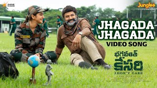 Jhagada Jhagada Video Song  Bhagavanth Kesari  NBK  Sree Leela  Thaman S  Anil Ravipudi [upl. by Hendon]