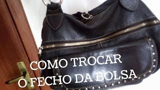 EXCLUSIVO COMO CONSERTAR O ZIPER DA BOLSA  MOCHILA TatyeAne [upl. by Ettebab]