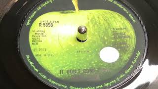 Ringo Starr  It Dont Come Easy 1971 7quot Single [upl. by Yffub]