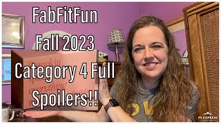 FabFitFun Fall 2023 Full Spoilers for Category 4 [upl. by Adina262]