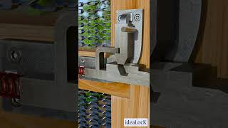 Automatic latch for sliding gates latch shorts [upl. by Septima]