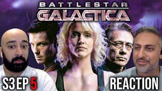 Battlestar Galactica  S3 Ep 5  Collaborators  REACTION  First Time Watching [upl. by Prem579]