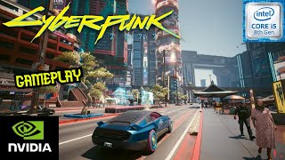 Cyberpunk 2077 Gameplay on i58250U Nvidia GeForce 940MX [upl. by Paloma]