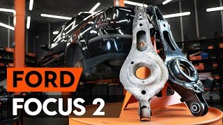 Wie FORD FOCUS 2 DA Querlenker hinten  Achslenker hinten wechseln TUTORIAL AUTODOC [upl. by Einned]