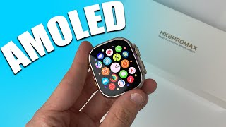 HK8 PRO MAX  EN GÃœÃ‡LÃœ APPLE WATCH REPLÄ°KASI KUTU AÃ‡ILIÅžI VE DETAYLI Ä°NCELEME  AMOLED EKRAN [upl. by Redneval193]