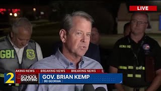 Gov Kemp GBI director Barrow County sheriff provide update on Apalachee High School shooting [upl. by Slin]