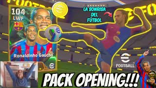 Pack Opening Ronaldinho 104 Rey del Regate Jogo Jonito [upl. by Thessa]