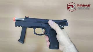 Pistola Airsoft CZ75 SP01 Shadow GBB 6mm [upl. by Oflunra]