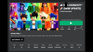 F SLUR HANGOUT ON ROBLOX [upl. by Marney417]