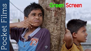 Green Screen  Hindi children short film  A tale of a young kids learning about green screen [upl. by Ajdan395]