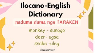 NADUMA DUMA NGA TARAKEN  ENGLISH ILOCANO DICTIONARY [upl. by Duffy]