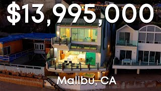 MALIBU BEACH FRONT MANSION TOUR 27352 PCH [upl. by Ramat]