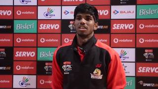 Satwik Sairaj on Vodafone PBL Season 3 [upl. by Dian]