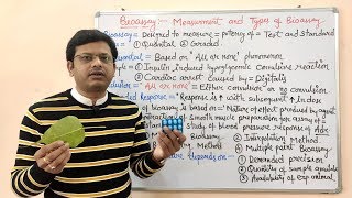 Bioassay Part 02 Measurement amp Types of Bioassay  Matching Bioassay  Bracketing Bioassay Assay [upl. by Narrat626]