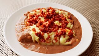 Enfrijoladas con chorizo [upl. by Tini]