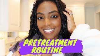 My Pretreatment Routine  Olaplex and Hot Oil Treatment [upl. by Alliuqet]