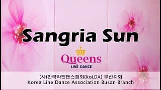 Sangria Sun  Line DanceBeginner DemoampCount [upl. by Snebur]