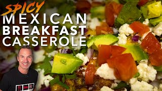 Spicy Mexican Breakfast Casserole  Dads That Cook [upl. by Mikeb]