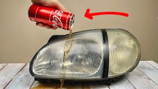 🔥🔥Brilliant method Clears darkened headlights In just 5 minutes [upl. by Velda]