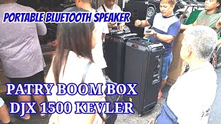 NAGULAT SILA SA TUNOG NG PARTY BOOM BOX NG KEVLER DJX1500 PORTABLE BLUETOOTH SPEAKER [upl. by Eiclehc259]