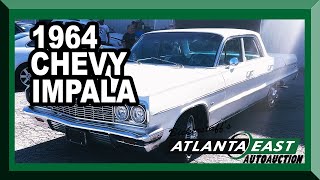 OLD SCHOOL CLASSIC—1964 CHEVY IMPALA AT GEORGIAS PREMIER DEALERPUBLIC AUCTION [upl. by Anhpad]