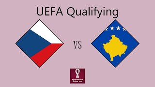 Czechia vs Kosovo  European Qualifying Group B [upl. by Gilford]