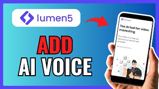 How To ADD AI VOICE OVER In LUMEN5 2024 [upl. by Ballman143]