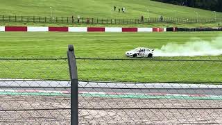 Donington Park 2024 750 Weekend BMW Off Terminal Damage [upl. by Ayekat]