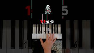 Undertale Last Breath An Enigmatic Encounter Best Part Piano Tutorial shorts [upl. by Ecyor]