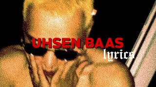 AMC  Uhsen Baas visual lyrics video [upl. by Edithe]