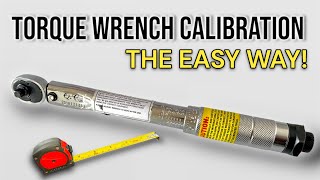 CALIBRATE YOUR TORQUE WRENCH IN UNDER 5 MINUTES NO SPECIAL TOOLS REQUIRED [upl. by Bronnie487]