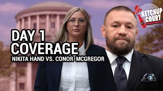 Conor McGregor Day 1 Trial Coverage  TUJ Highlights [upl. by Erdnaek3]