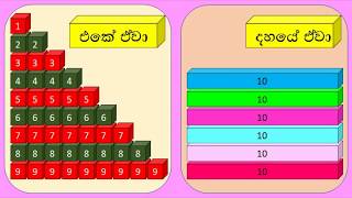 Grade 02 Math  Tens amp Ones using Dienes Blocks Sinhala Medium [upl. by Reamy687]