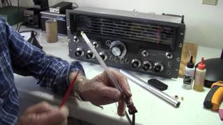 hallicrafters SX 101 part 2 repair [upl. by Enyad]