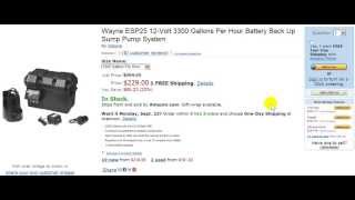 Wayne ESP25 Battery BackUp Sump Pump System Review [upl. by Hilario641]