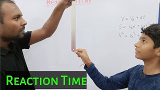 Class 11 Physics  Experiment On Reaction Time And Deeply Explained [upl. by Nnhoj23]