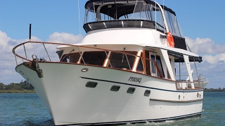 Defever 48 Motor Yacht Boat SOLD by Peter Hansen Yacht Brokers Raby Bay [upl. by Annaiv]