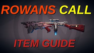 Die legendäre ROWANS CALL  Borderlands 3 Item Guide Deutsch [upl. by Camfort]