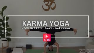 KARMA YOGA 06 Power Flow Bakasana [upl. by Nhguaval]