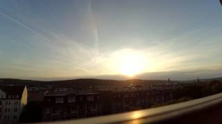 Beautiful sunset timelapse Gera Germany [upl. by Izogn]