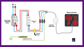 Comment Brancher Et Installer Une Plaque Induction 3 Fils I Schéma Electrique [upl. by Cassey503]