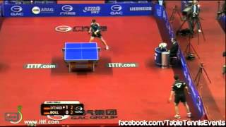 Timo Boll Vs Dimitrij Ovtcharov 12 Final German Open 2013 [upl. by Whitcomb]