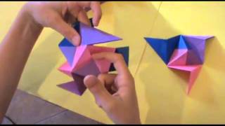 How to make an Origami Icosahedron [upl. by Egiap]