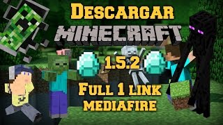 Descargar Minecraft 152 Full Español 1 Link Mediafire Especial 900 Subs [upl. by Dallis]